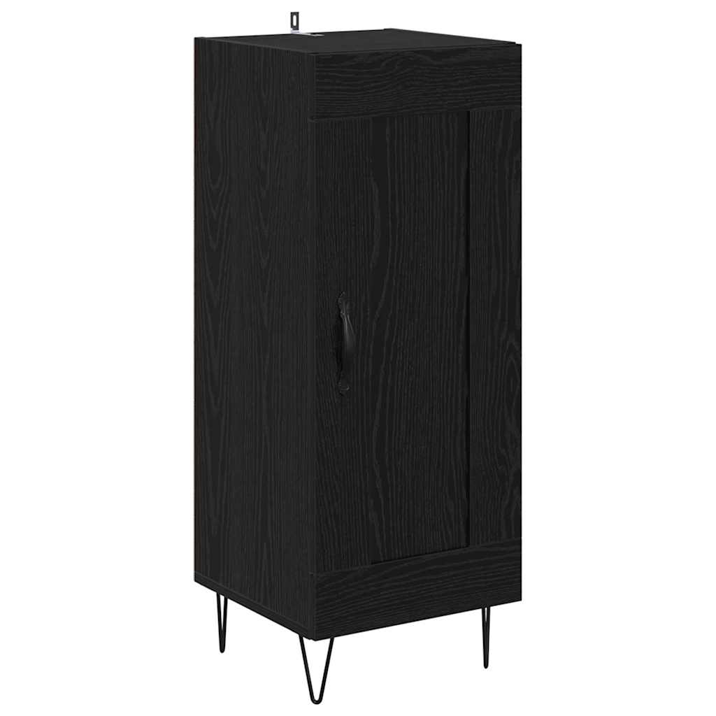 Sideboard in Black Oak Look 34.5 x 34 x 90 cm