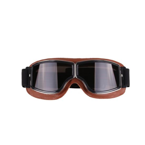 Unisex Vintage Motocyklové Pilotní Brýle Odolné proti Větru a Prachu pro