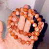 Natural Orange Sunstone Moonstone Cat Eye Bracelet Star Light Round Beads Bracelet Sunstone Women 10mm 11mm 12mm 13mm AAAAAA