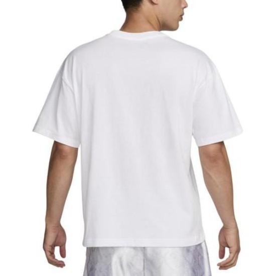 Nike Comfortable Soft Pullover Short-Sleeve T-Shirt for Men In White