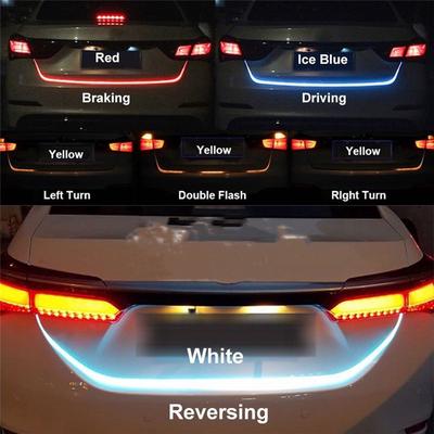 4 farbe Fließende Typ Led Streifen Heckklappe Drehen Signal Lichter Bar Stamm Streifen