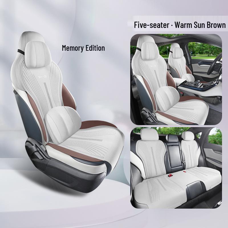 Four-Season Semi-Wrapped Car Seat Cushion for BYD Qin PLUS