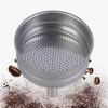 Professional Coffee Funnel Durable Stainless Steel Coffee Funnel Accessory Fit Most 6 Cup Espressos Maker