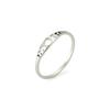 Minimalist Hollow Sun And Moon Guard Ring Delicate Thin Band Versatile Simple Circle Finger Jewelry For Women