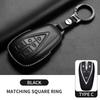 Leather Car Key Case Cover Holder Keychain Shell for Changan CS35 Plus CS55 Plus CS75 Plus Eado UNI T UNI K Oushang X5 X7 EV