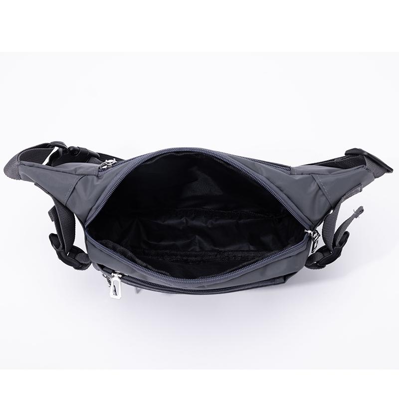 Large Capacity Outdoor Waist Bag Multi-layer Sling Bag New Nylon Waterproof  Fanny Pack