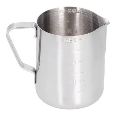 Jarra Espumadora de Leche Taza Acero Inoxidable Fabricación de Espuma Jarra de Café con Escala de Medición para Fiesta en Casa Bar 350ML