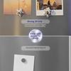 10 Pièces Aimants Étoiles pour Réfrigérateur Broches Magnétiques Étoile en Métal Sticker Aimanté pour Mur Photo Panneau d'Affichage Blanc Panneau d'Avis Accessoires de Décoration pour la Maison