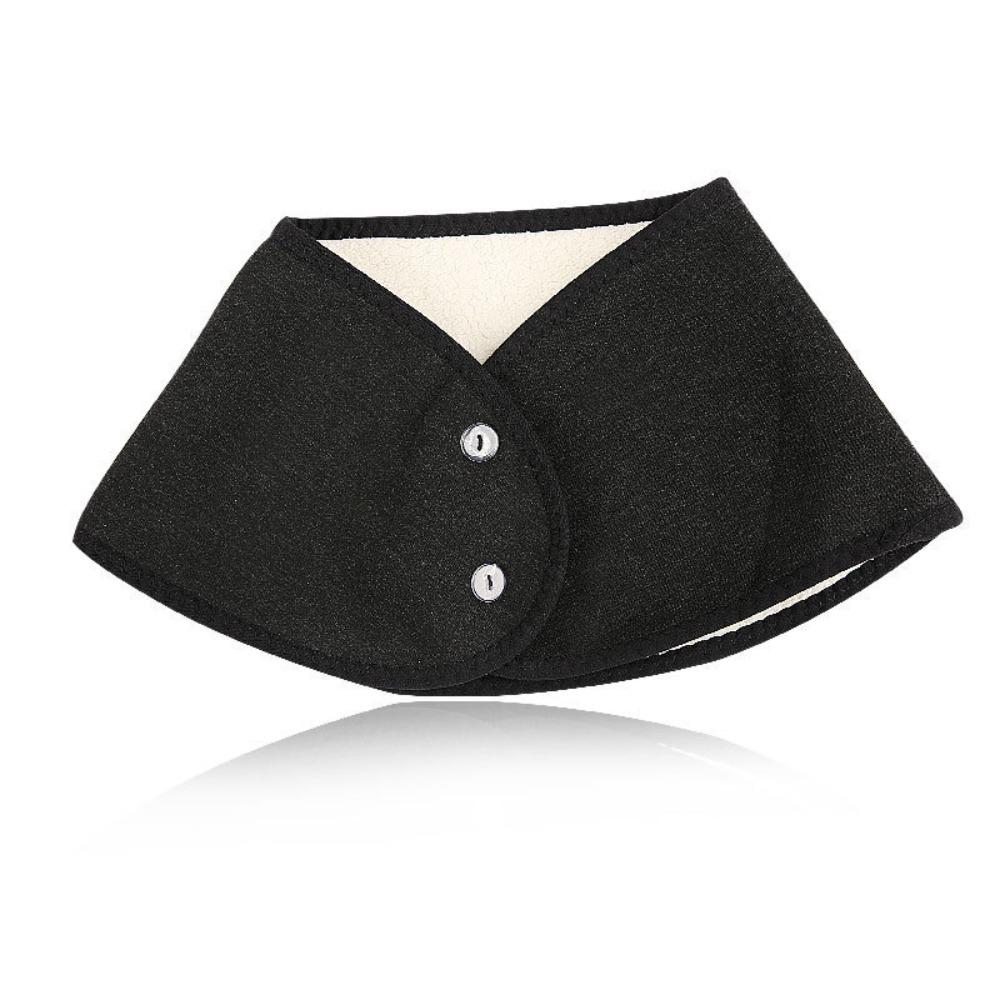 

Thickened Shawl Wrap Thermal Ladies Scarf Cover Soft Comfortable Warmth Neck Protector for Women чёрный