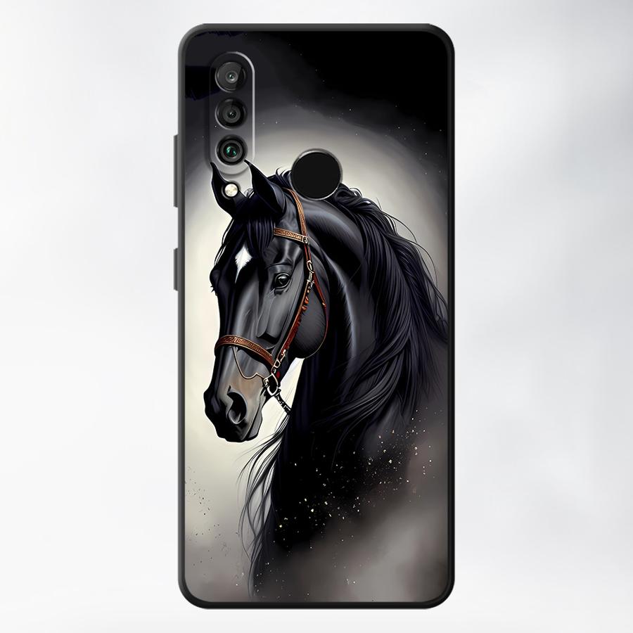

Case for Huawei P20 Lite 2018 P20 P40 Lite P30 P20 Pro P Smart 2019 Funda Phone Cover Anime Horse Pattern Huawei P smart 2019