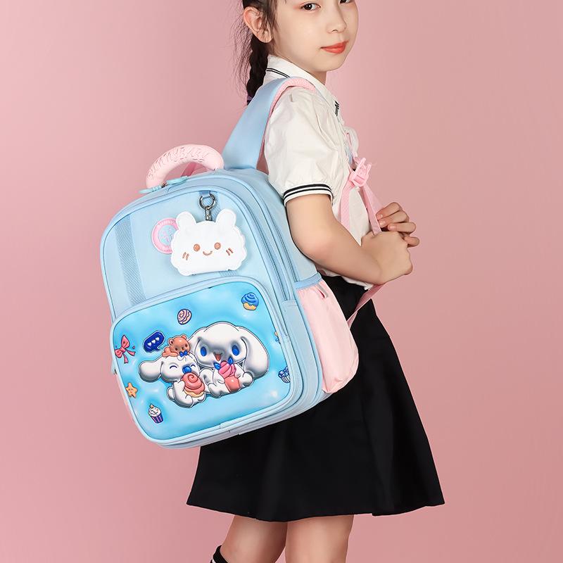 Elementary school bag cartoon girl second to fifth grade large capacity backpack children lightweight weight backpack