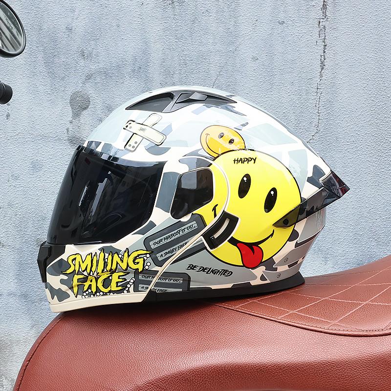 ORZ Flip Up Motorcycle Helmet Modular Full Face Dual Visor DOT Approved Street Bike Touring Crash Helmet