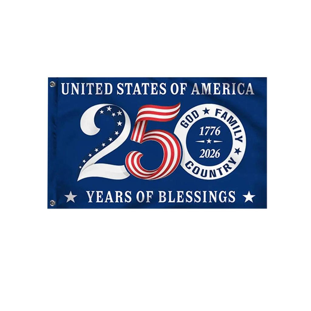 U.S. 250th Anniversary Commemorative Flag (60*90, Reversible)