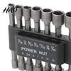 Hex Shank 1 Set Screw Nuts Quick Change Anti-rust Steel High Nut Driver Torque Hexagon Power Drivers Household Supplies Socket