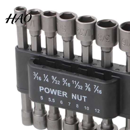 Hex Shank 1 Set Screw Nuts Quick Change Anti-rust Steel High Nut Driver Torque Hexagon Power Drivers Household Supplies Socket