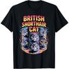 90s Vintage British Shorthair Cat T-Shirt for Men Women Kids