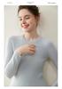 Pure Cashmere Women's Round Neck Sweater - 2026 Autumn/Winter, Versatile Slimming Style, Solid Color Warm Base Layer.