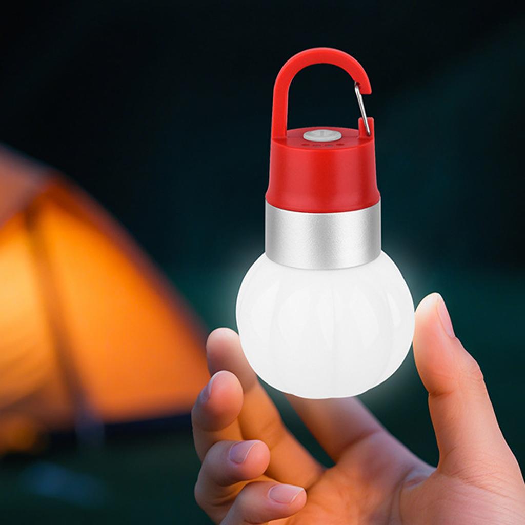 Portable Outdoor Camping Light with Hook Tent Lamp Rechargeable Camping Tent Lantern for Camping Hiking Backpacking Fishing