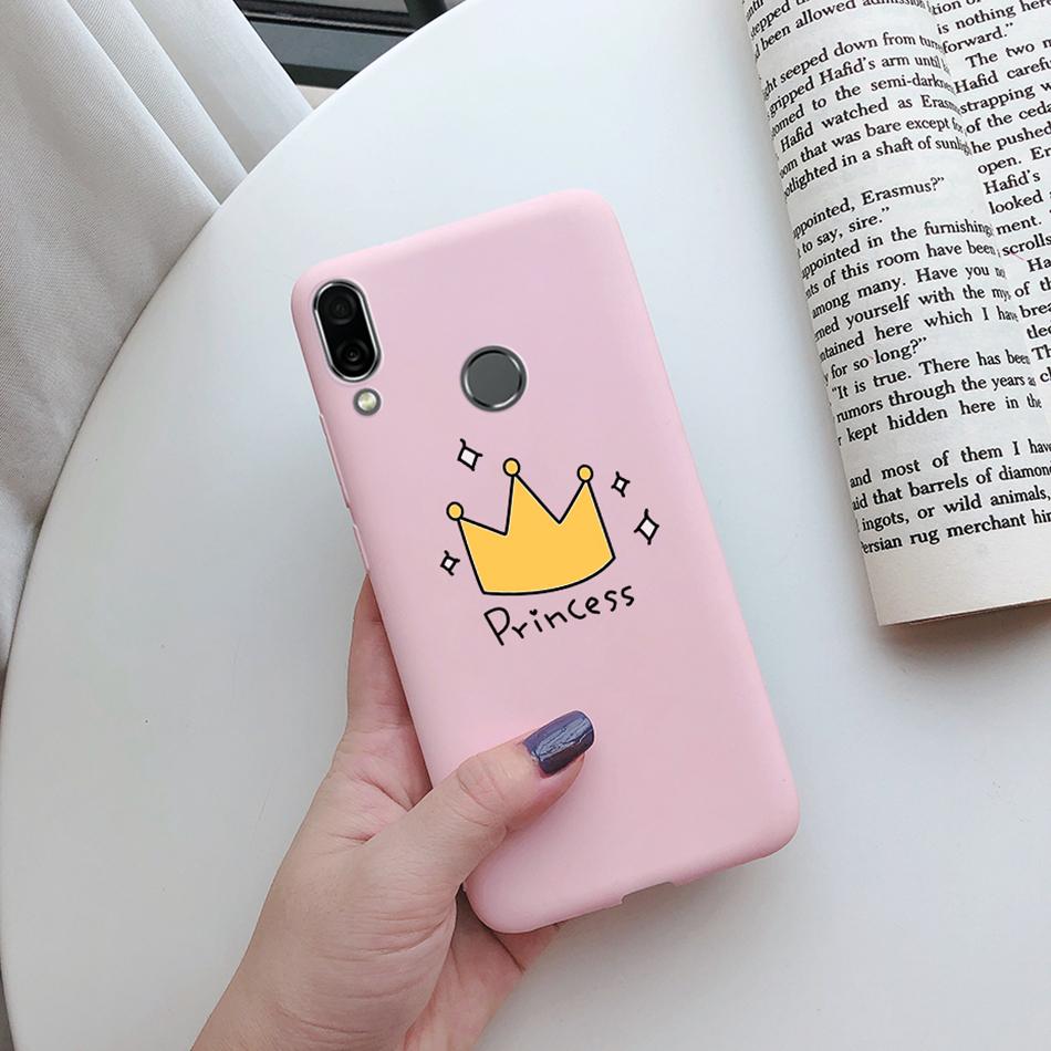 Süße Katzen Kaktus Avocado Herz Hüllen Für Huawei Honor Play Abdeckung Mattes Silikon Handyhülle Für Honor Play COR L29 HonorPlay Fundas