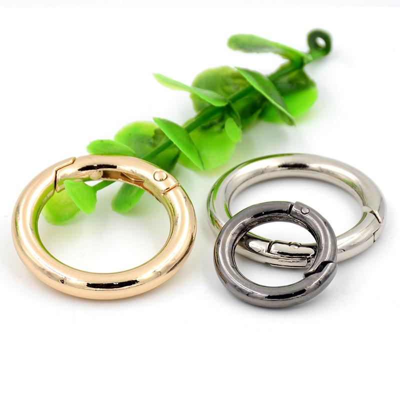 Metallringpåse Knappar Handväska Bagage Skor Dekorativa Kedjeknappar Rock Trenchcoat Knappar