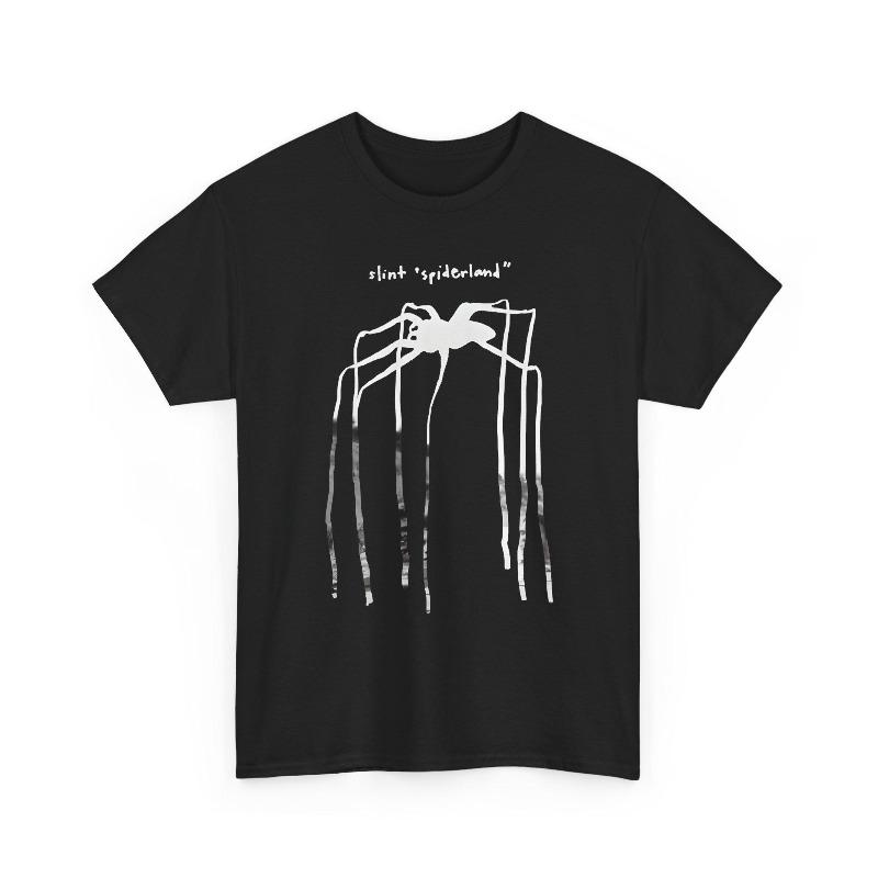 

Slint Spiderland T-Shirt Post-Rock Math Rock Band Tee 90s Underground Indie Shirt Minimalist Spider Graphic Top S