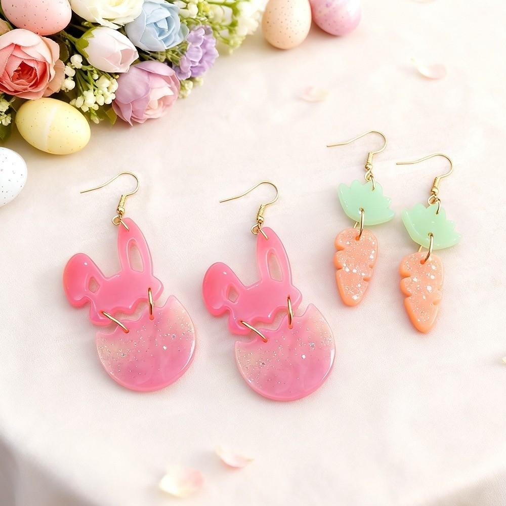 Non-stick Easter Silicone Mold Non-toxic Jewelry Mould Earring Casting Mould  Candle Making