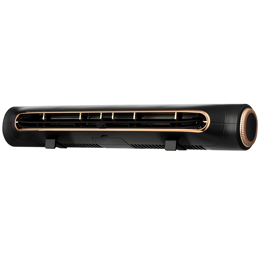 

F81 Clip On Computer Fan USB Rechargeable Desk Cooling Fan for Office Home Black