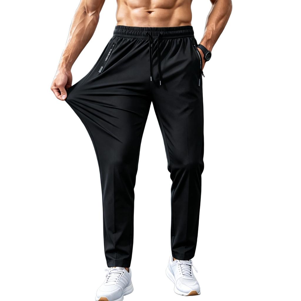 Men's Joggers Lightweight Breathable Quick Dry Stretch Running Pants Casual Sweatpants
