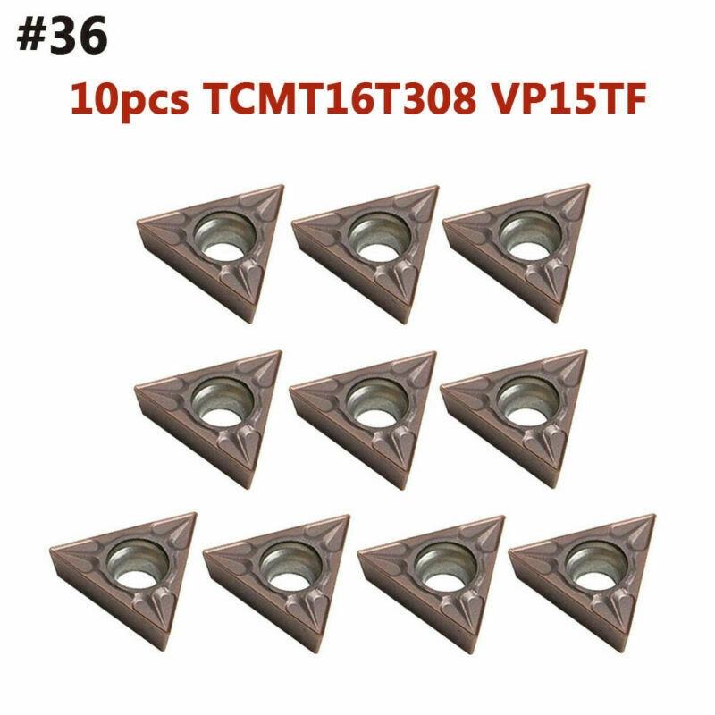 Sturdy Construction Carbide Inserts Blade Cutter Lathe Turning Tool 10pcs