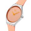 SKIN IRONY IRIDESCENTLY PEACH Watch SYXS166 Unisex Adult Orange [Swatch]