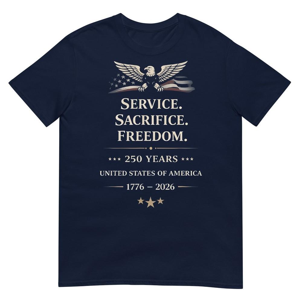 Usa 250th Anniversary Veterans Military 4th Of July Tshirt S