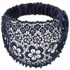 Spring Summer Vintage Glitter Sequin  Wide Brimmed Women's Half Hat Breathable Cover Hair Half Hat Hoop Headband French Fashion
