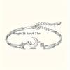 Pure Silver Women's Fashion Bracelet Gentle and Luxurious Moon Bracelet The First Choice for Gift Giving