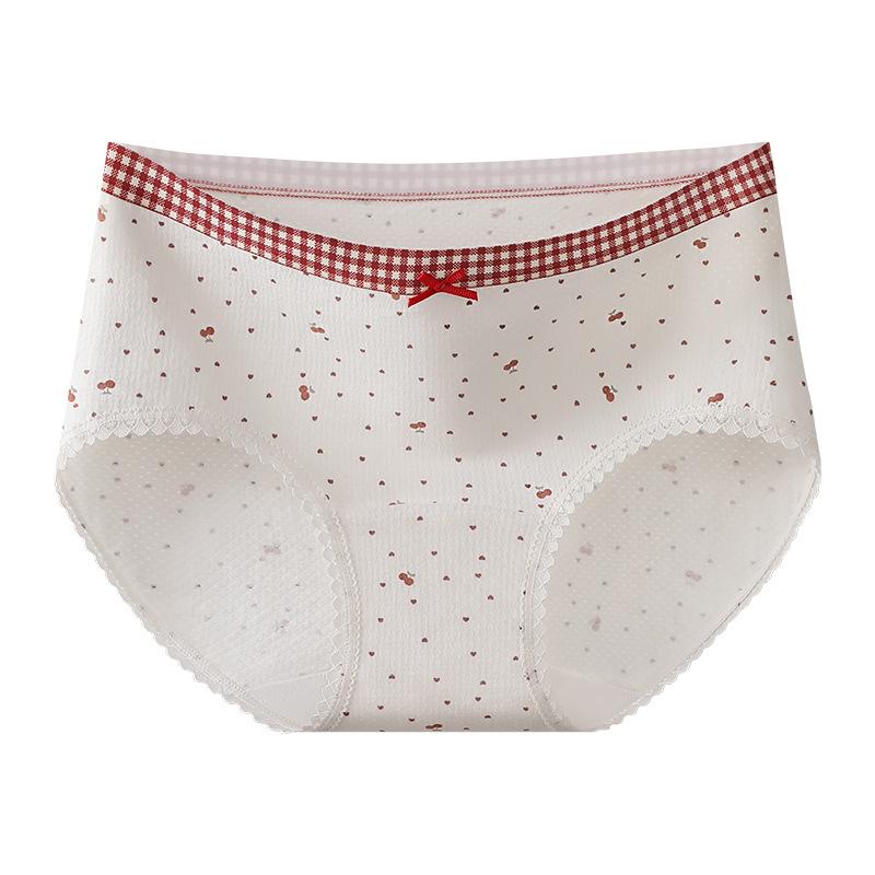 Women's Spring and Summer Fashion New Doodle A Class Cotton Cotton Briefs