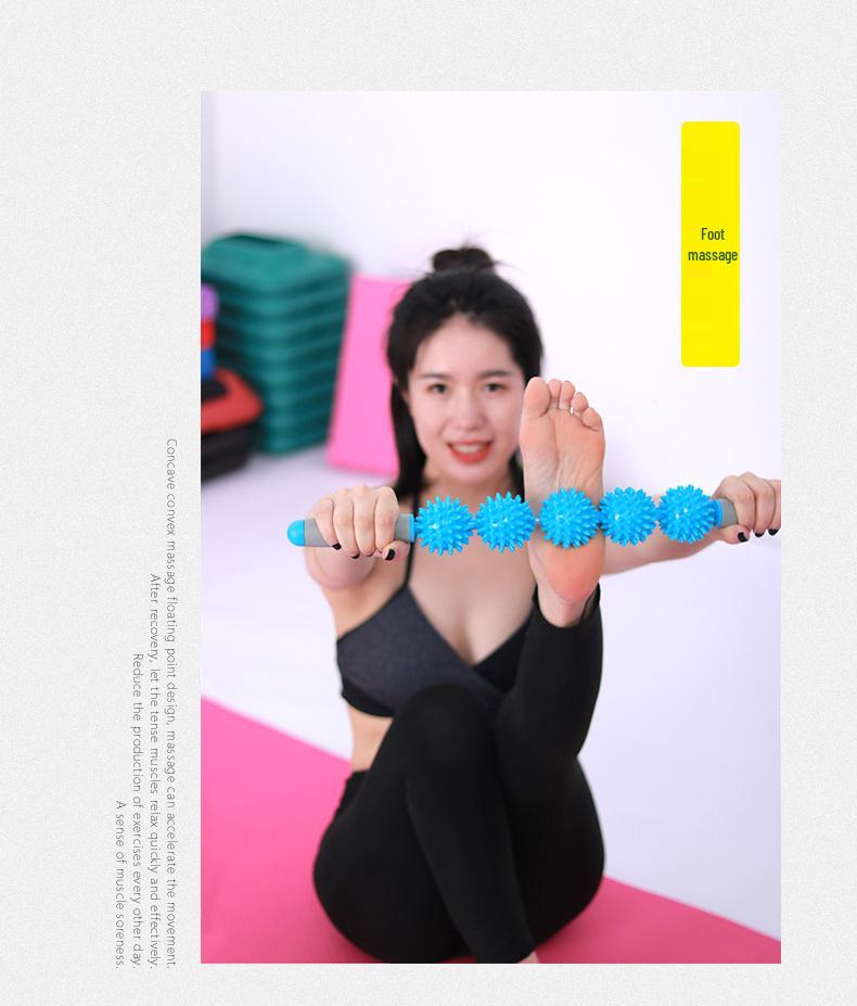 Spiky Ball Muscle Massage Roller: Fascia Release & Relaxation Stick