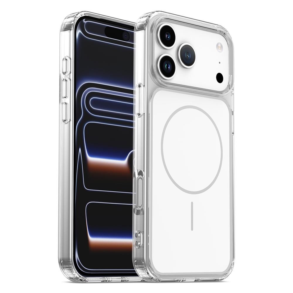 For iPhone 17 Air 16 Pro Max 15 14 13 12 For Magsafe Magnetic Case Shockproof Hard Wireless Charging Shockproof Back Cover Funda