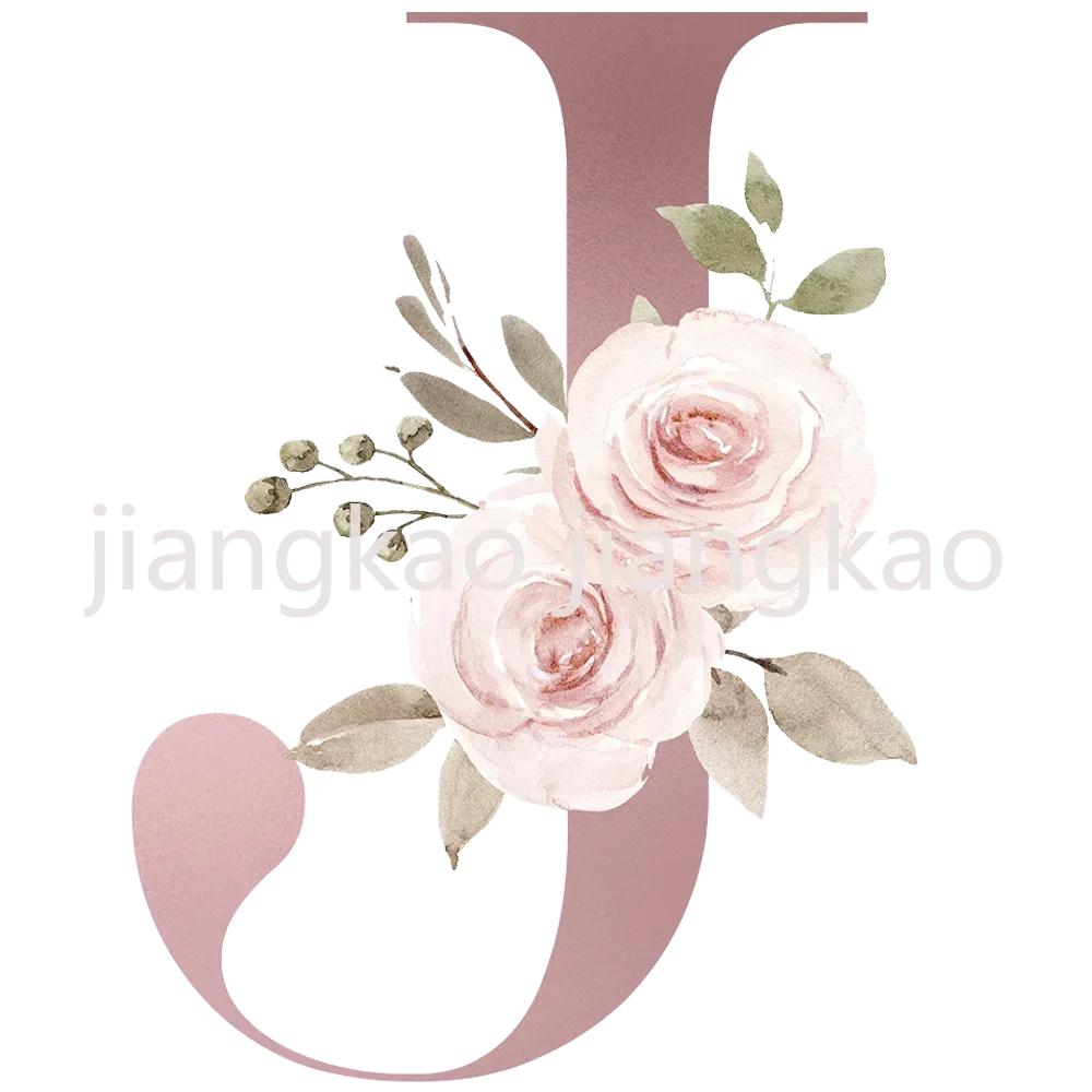 Personalized Mug Floral Initial Name Cup Custom Name Tea Coffee Hot Chocolate Mugs Bride Bridesmaid Mothers Day Gifts for Her