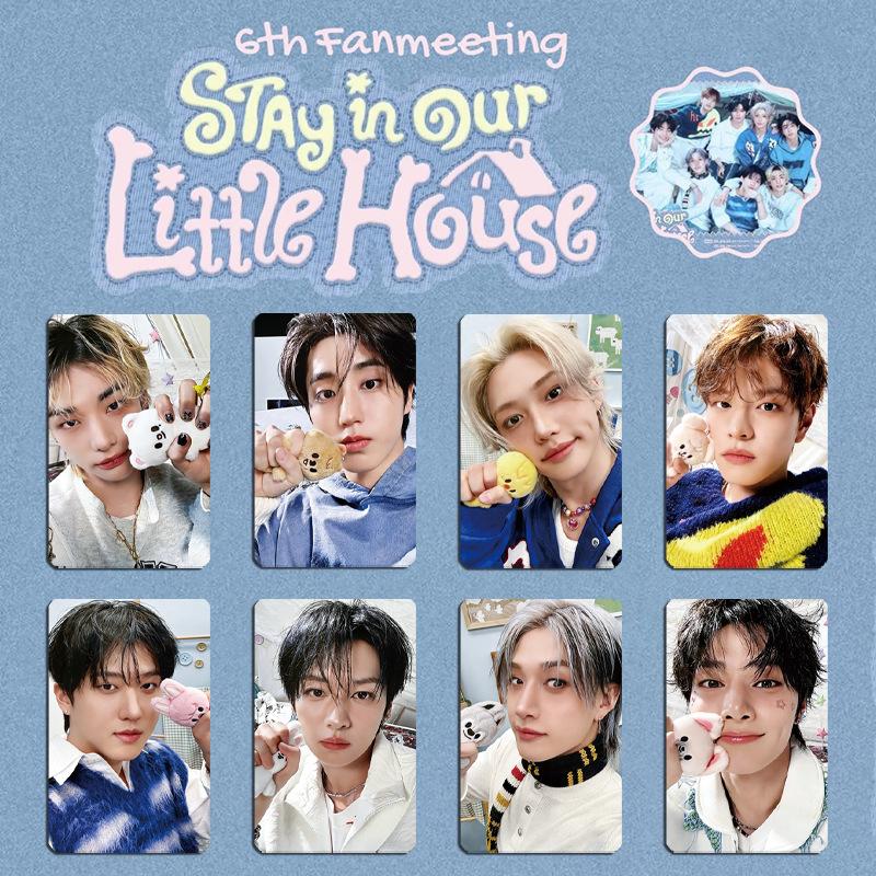 8Pcs Kpop Stray Kids Lomo Card "Stay In Our Little House" Weekly Small Card Full Card Felix Surrounding Area