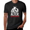 Alter Katastrophe Men's Heavyweight Graphic T-Shirt - Black Tee with Bold Red & White Lettering, Regular Fit Crew Neck Casual Everyday Shirt for