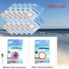10Pcs Uvb Test Card Reptiles Terrarium Uv Light Lamp Life Effective Tests Pet
