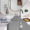 Damage-Free Stainless Steel Razor Rack Powerful Vacuum Suction Hanging Razor Stand  Bathroom Use