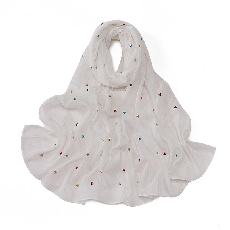 Plain Rhinestone Crystal Bubble Chiffon Hijab Shawls Long Bling Bling Wrap Ramadan Muslim Hijab Bufandas Women Islamic Turban