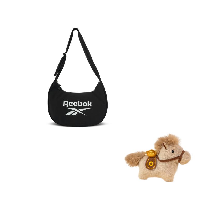 Reebok Fabric Dumpling Crescent Bag, Shoulder Bag, Crossbody Bag Medium Unisex RB230011M