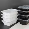 MOLUONA Disposable Transparent Takeout Lunch Box