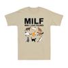 Cats MILF Unisex I Love Felines Funny Cat Kittens Lovers Gift Unisexs Novelty TShirt