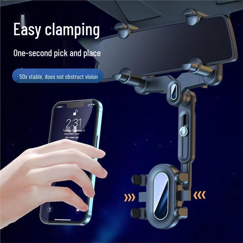 2025 Universal Rearview Mirror Car Phone Holder for Trucks and Cars