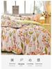 New Stylish Skin-Friendly Cotton Flannel Bedding Set - Thickened Plaid & Floral Design for Students
