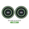 MYMX8 For KIA 2PC Car Coaster Water Cups Slot Non-Slip Pads Auto Interior Accessories Cerato Proceed Venga Stonic Picanto Sorento K5