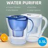BPA Free Water Filter Kettle 3.5L Capacity Water Purifier Kettle Household Use