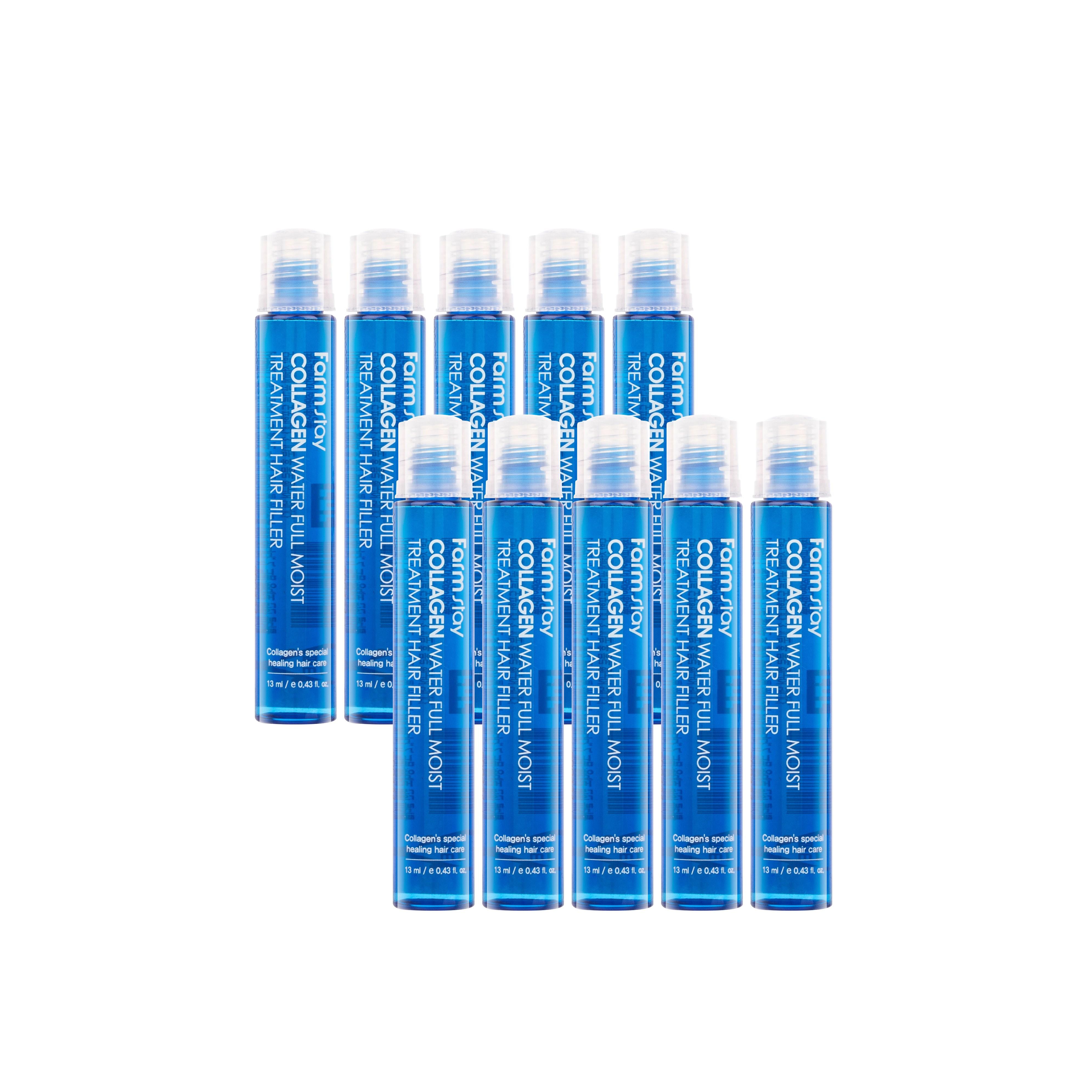 

FARM STAY Collagen Water Full Moist Treatment Hair Filler 13мл * 10 ШТ. 1 box